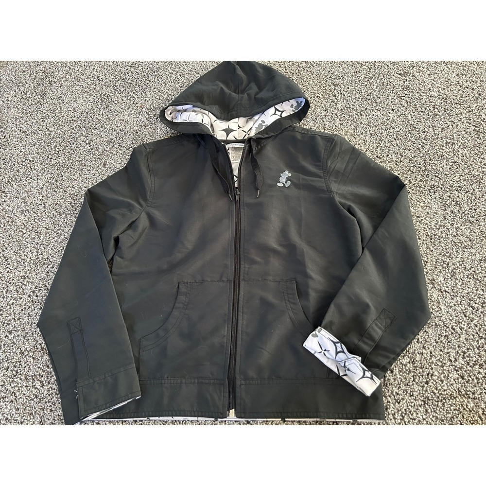 F35‎ Disneyland Resort Mickey Mouse Embroidered Zip Up Hooded Jacket